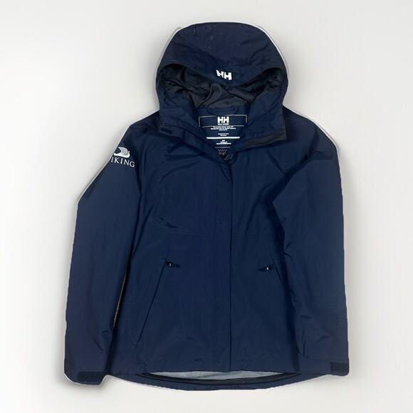 Helly Hansen Womens rain Jacket size M Blue Tech outdoor coat sailingPerformance - Picture 1 of 15